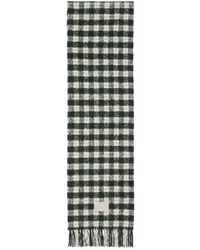 Acne Studios - Checked Fringed Scarf - Lyst
