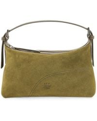 Atp Atelier - Sac Porté Épaule Vadena En Daim - Lyst