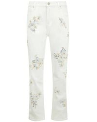 Libertine - Porcelain Garden Straight-Leg Jeans - Lyst
