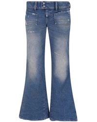 DIESEL - D-Hush Bootcut Jeans - Lyst