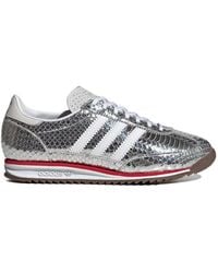 adidas - Sl 72 Og Snakeskin-Effect Sneakers - Lyst
