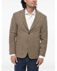 Officine Generale - Checked Wool Blazer - Lyst