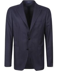 Tagliatore - Single-Breasted Wool Blazer - Lyst