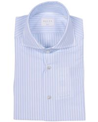 Xacus - Active Button-Down Gestreept Overhemd - Lyst