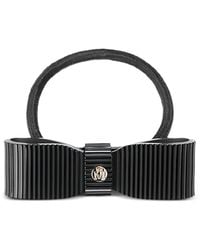 Maison Michel - Margaret Bow-Detail Hair Scrunchie - Lyst