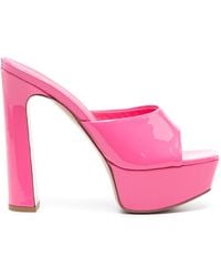 Le Silla - Resort 140Mm Patent-Leather Sandals - Lyst
