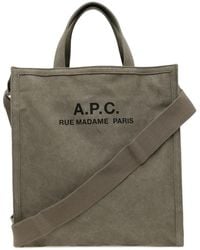 A.P.C. - Schoudertas Met Logoprint - Lyst