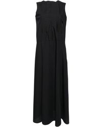 Sacai - Diagonal-stripe Sleeveless Maxi Dress - Lyst