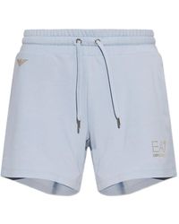 EA7 - Evolution Shorts Mit Kordelzug - Lyst