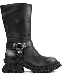 CAMPERLAB - Terroso Leather Biker Boots - Lyst