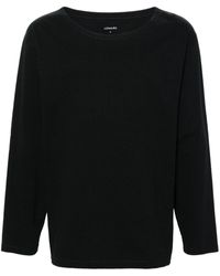 Lemaire - Wide-neck Cotton-blend T-shirt - Lyst