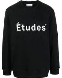 Etudes Studio - Logo-print Organic-cotton Sweatshirt - Lyst