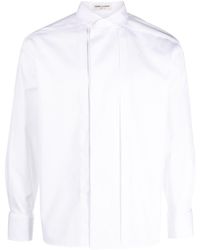 Saint Laurent - Long-sleeve Cotton Poplin Shirt - Lyst
