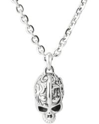 Emanuele Bicocchi - Oversize Skull Necklace - Lyst