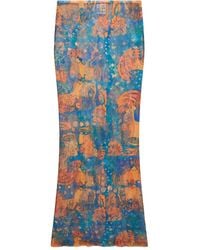 Donde Esteban - El Beso Mesh Maxi Skirt - Lyst
