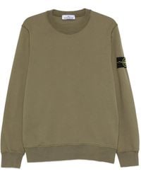 Stone Island - Regular Fit Crew Neck Sweatshirt With Raglan Sleeves - Lyst