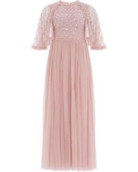 Needle & Thread - Sequin-Detail Maxi Dress - Lyst