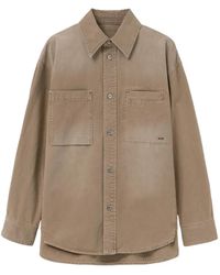 WOOYOUNGMI - Logo-Print Patch-Pocket Shirt - Lyst
