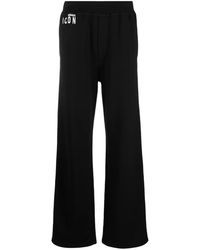 DSquared² - Icon-Print Cotton Track Pants - Lyst