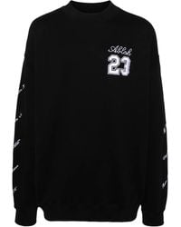 Off-White c/o Virgil Abloh - Off- Logo Cotton Sweatshirt - Lyst