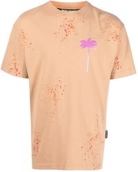 Palm Angels - Palm Tree-print T-shirt - Lyst
