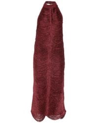 Bless - Beryl Mouwloze Midi-Jurk - Lyst