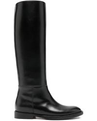 Anna F. - Knee-Length Leather Boots - Lyst