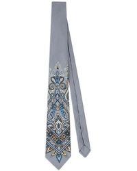 Etro - Corbata Con Estampado Floral - Lyst