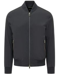 ZEGNA - Zip-Up Blouson Jacket - Lyst