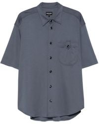 Giorgio Armani - Chest-Pocket Short-Sleeve Shirt - Lyst