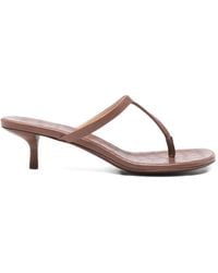 Marsèll - Thong Crocodile-Effect Sandals - Lyst