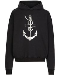 Dolce & Gabbana - Sweatshirt Mit Kapuze Print Marina - Lyst