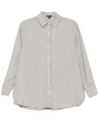 James Perse - Overhemd Met Lange Mouwen En Gewelfde Afwerking - Lyst