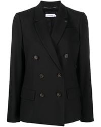 Calvin Klein Doppelreihiger Blazer - Schwarz