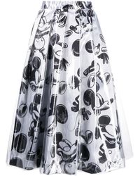 Comme des Garçons - Mickey Mouse Print Skirt - Lyst