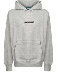 Barrow - Teddy-Print Hoodie - Lyst