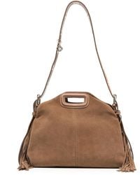 Maje - Miss M Fringed Suede Shoulder Bag - Lyst