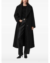 AllSaints - Freddie Faux-Fur Coat - Lyst