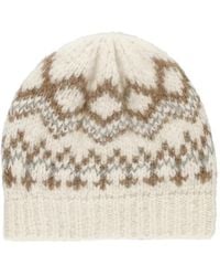 Peserico - Bead-Embellished Beanie Hat - Lyst