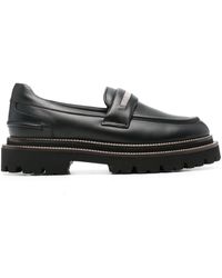 Peserico - Punto Luce Leren Loafers - Lyst