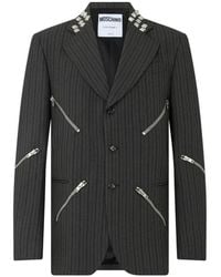 Moschino - Single-Breasted Jacket - Lyst