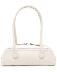 Marge Sherwood - Embossed-Logo Leather Tote Bag - Lyst