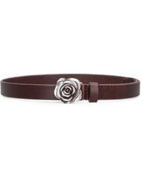 Our Legacy - Rose-Buckle Leather Belt - Lyst