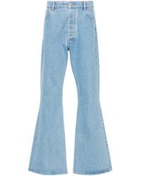 Nanushka - Vaqueros bootcut de talle medio - Lyst