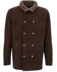 Barba Napoli - Jack Met Dubbele Rij Knopen En Lammy Kraag - Lyst