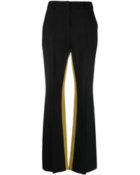 PS by Paul Smith - Two-tone Flared Wool Trousers - Lyst