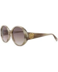 McQueen - Round-Frame Sunglasses - Lyst