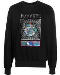 Ferrari - Sweatshirt Mit Grafischem Print - Lyst