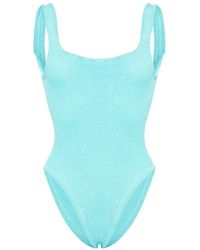 Hunza G - Bañador con cuello cuadrado - Lyst