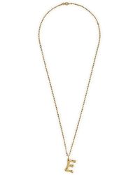 Jewels Aficionado - 14K E-Pendant Necklace - Lyst